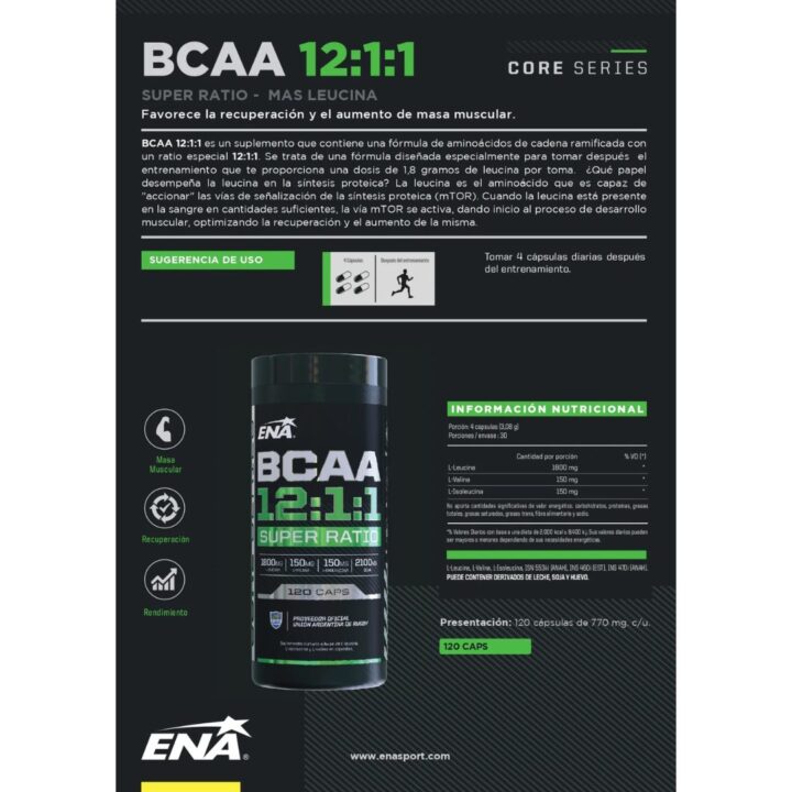 BCAA 12:1:1 SUPER RATIO - Image 2