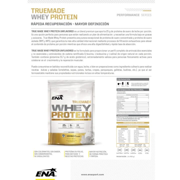 WHEY PROTEIN TRUE MADE NEUTRA 1L - Image 2