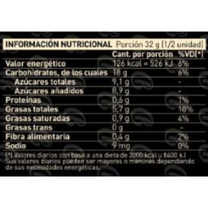 ALFAJOR PREMIUM HARINA ALMENDRA CAFE Y AVELLANA - Image 2