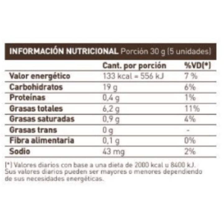 GALLETITA DE CHOCO RELLENA VAINLLA HORUS 90G - Image 2