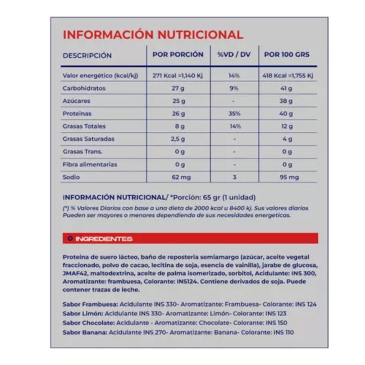 WHEY PROTEIN BAR BANANA 12UN - Image 2