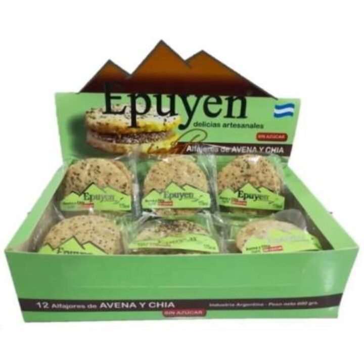ALFAJOR DE AVENA Y CHIA