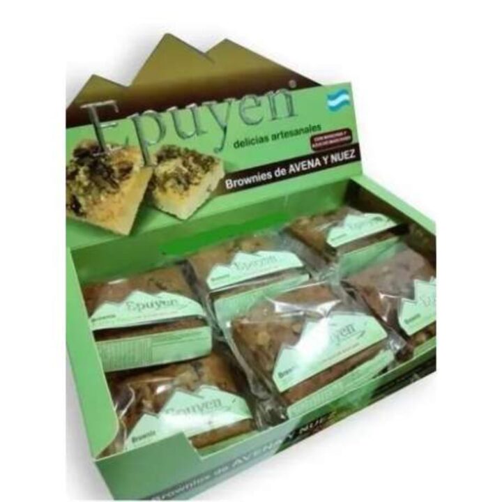 BROWNIE DE AVENA Y NUEZ