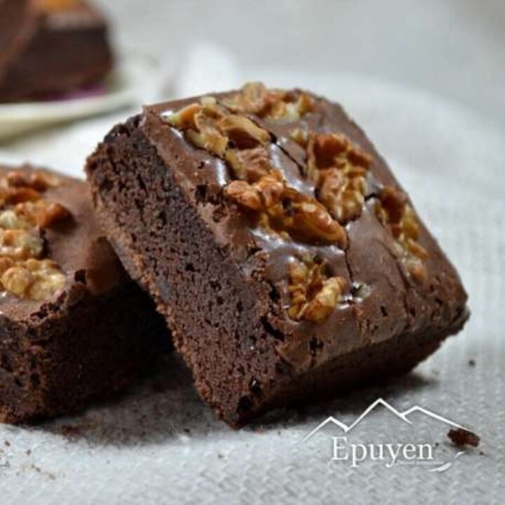 BROWNIE DE CHOCO CON NUEZ