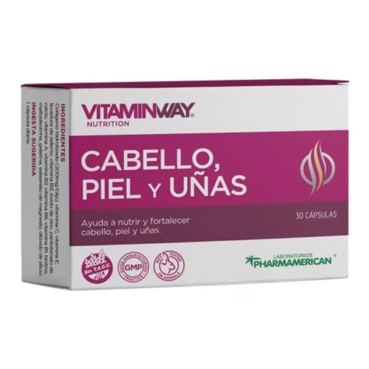 CABELLO PIEL Y UÑAS ESTUCHE X 30