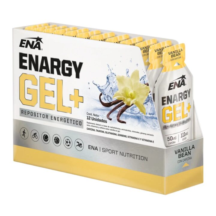 ENARGY GEL CON CAFEINA VAINILLA x 12