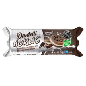 GALLETITA DE CHOCO RELLENA VAINLLA HORUS 90G