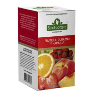 Infusion de Frutilla Durazno y Naranja