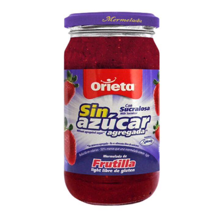 MERMELADA FRUTILLA SIN AZUCAR X 340GRS