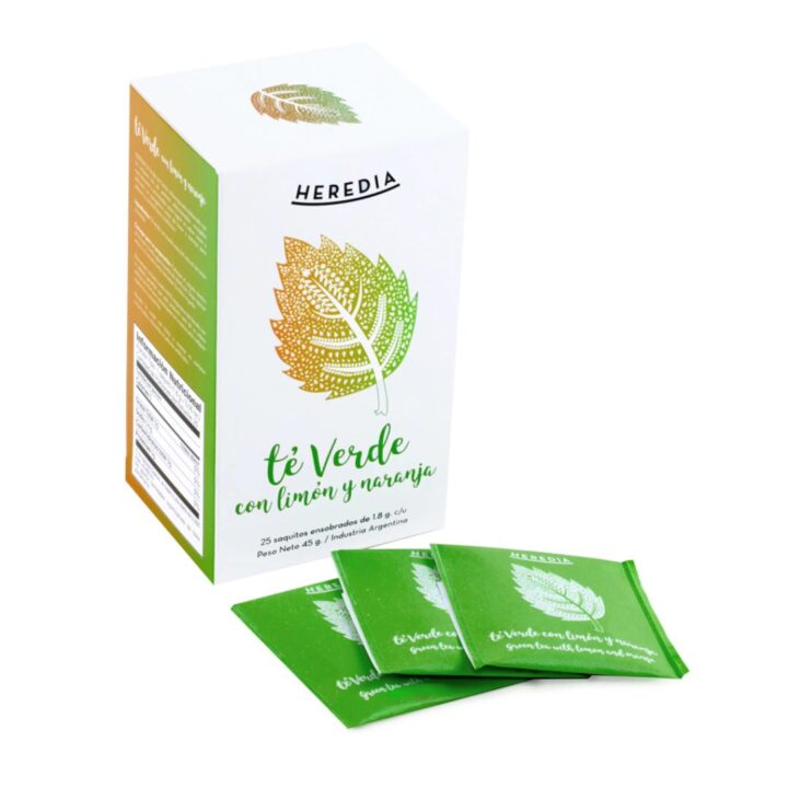 TE VERDE CON LIMON Y NARANJA