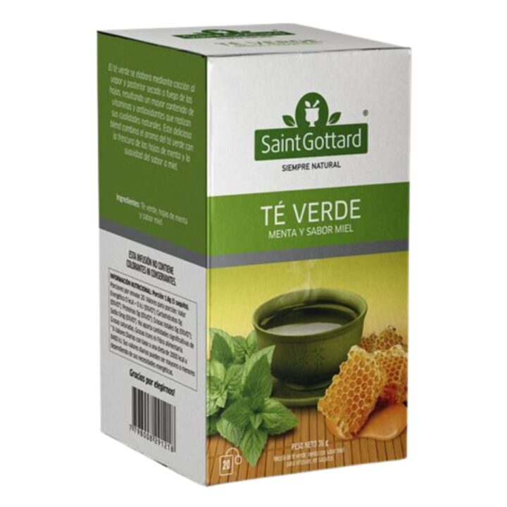 Te Verde con Menta Sabor Miel