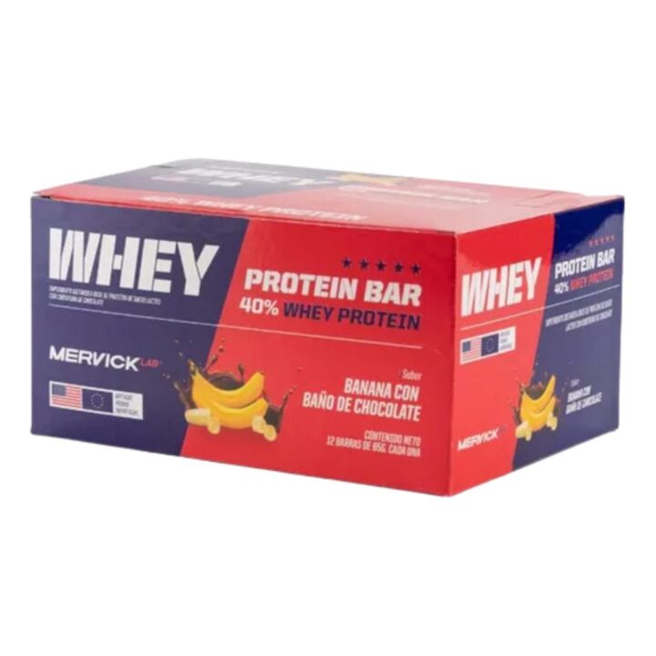 WHEY PROTEIN BAR BANANA 12UN
