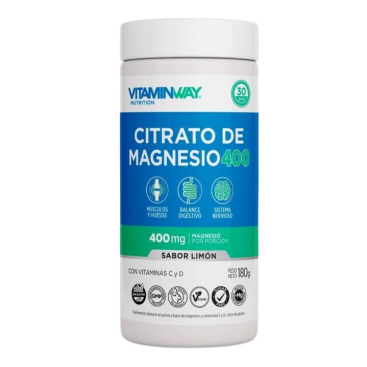 CITRATO DE MAGNESIO 400 X 180G.