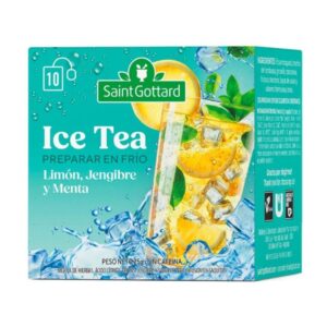 ICE TEA LIMON, JENGIBRE Y MENTA X 10