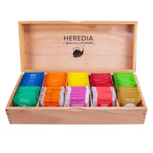 CAJA DE MADERA X 100 SAQUITOS