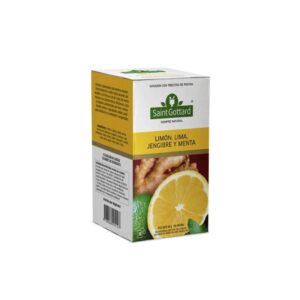 Inf. c/trocitos de frutas Limón, Lima, Jengibre y Menta