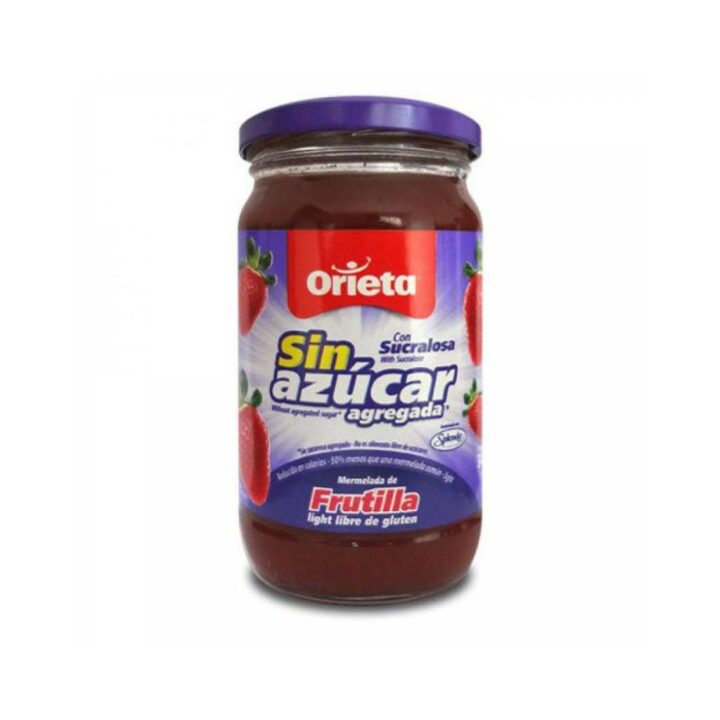 MERMELADA FAMILIAR FRUTILLA SIN AZÚCAR ORIETA