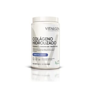 Colágeno Hidrolizado en pote (360 gramos) SABOR BLUEBERRY