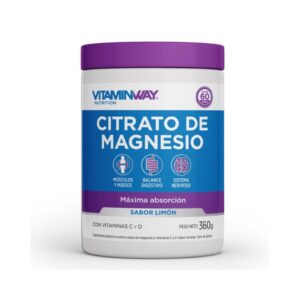 CITRATO DE MAGNESIO SABOR LIMON POTE X 360 GRS.